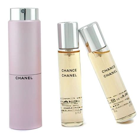 chanel trial size|Chanel chance perfume twist and spray.